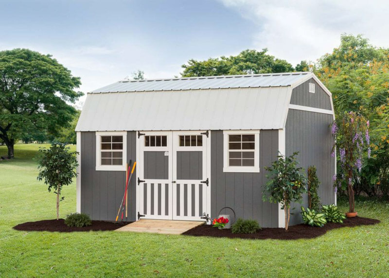 Lofted Garden She Shed by Miller's Mini Barns