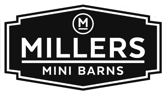 Miller's Mini Barns logo with link to home page