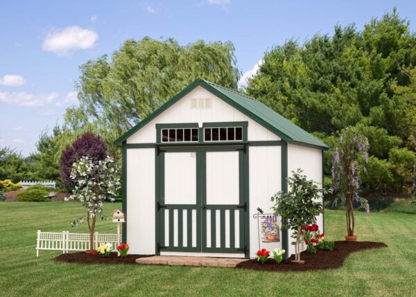 Classic A-Frame Shed by Miller's Mini Barns