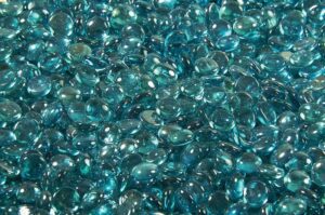 Accessories Crystal Fire Gems - Aquamarine Fire Pit Accessories