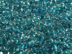 Accessories Crystal Fire Gems - Aquamarine Fire Pit Accessories