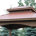 Cascade Pavilion with Premier Arch stained with mocha stain