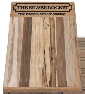 The Silver Rocket Grills - Accessories - Wooden Cutting Board