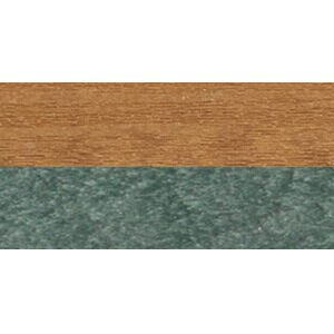 Natural Finishes - Two Tone - Natural Teak on Green