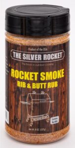 The Silver Rocket Grills - Spices & Cookbooks - Rib & Butt Rub - Rocket Smoke