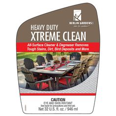 Accessories Heavy Duty Xtreme Clean Cleaners