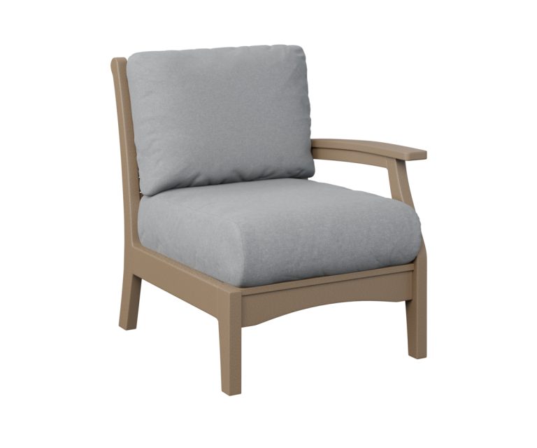 Classic Terrace Left Arm Sectional Club Chair