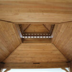 Wood pavilion ceiling