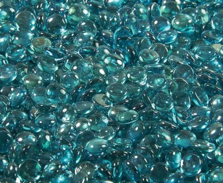 Accessories Crystal Fire Gems - Aquamarine Fire Pit Accessories