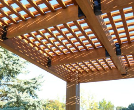 Full Lattice Vineyard Pergola Shade Shade