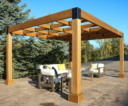 Wooden Pergola Vineyard wooden pergola,Full lattice roof on a Vineyard wooden pergola,Shade slat roof on a Vineyard wooden pergola,Vineyard wooden pergola with no shade,Vineyard wooden pergola with half lattice