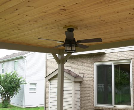 Prairie Wood Pavilion ceiling